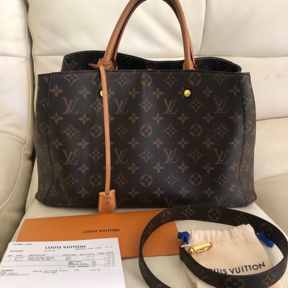 Louis Vuitton Authentic Montaigne Gm Monogram